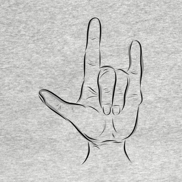 I Love You Hand Sign by rmcbuckeye